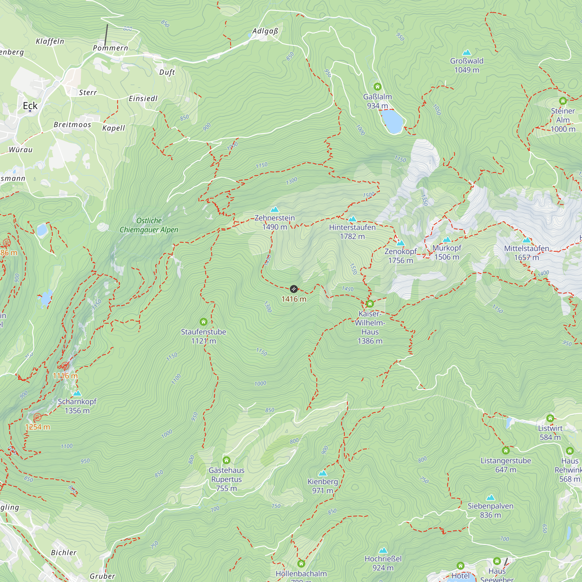 Rinnerauer-Alm map