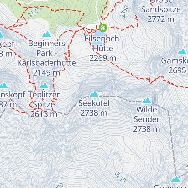 Map of Seekofel