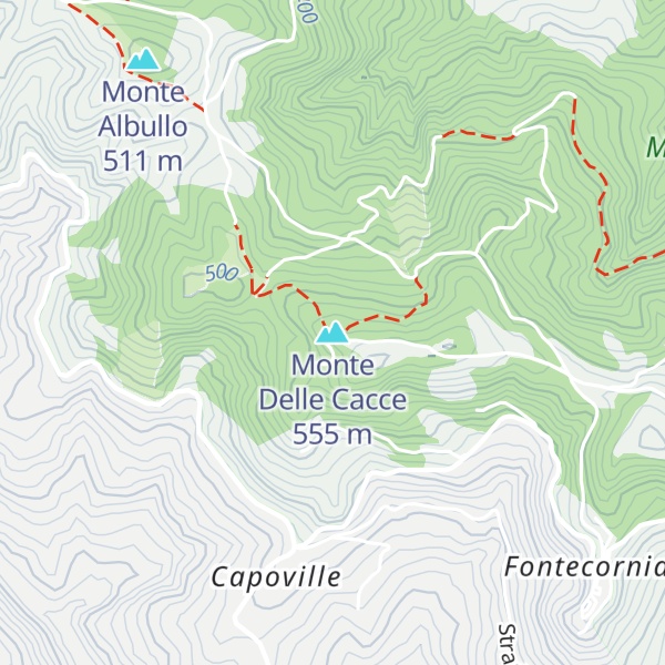 Map of Monte Delle Cacce