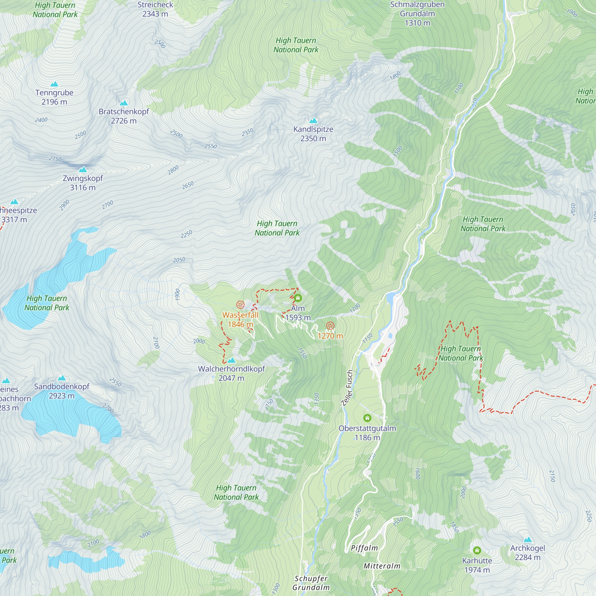Alm map