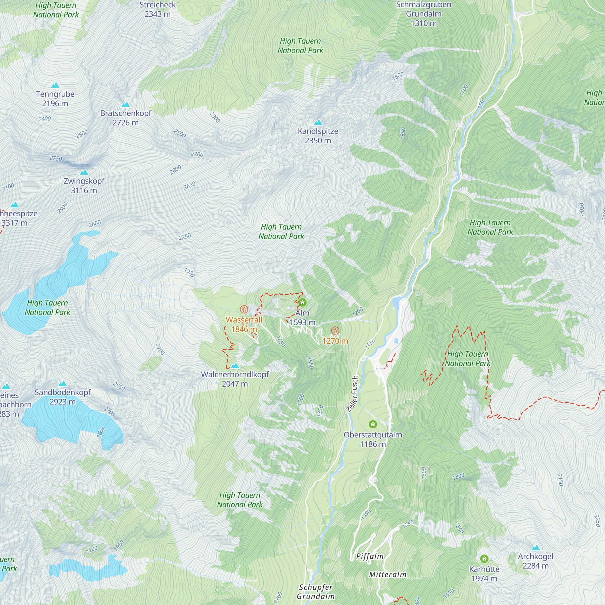 Alm map