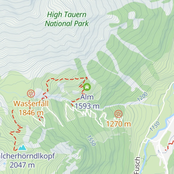 Map of Alm