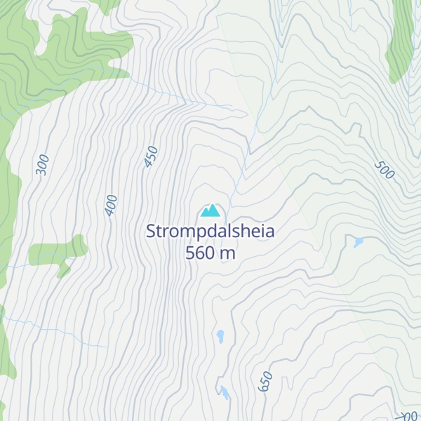 Map of Strompdalsheia