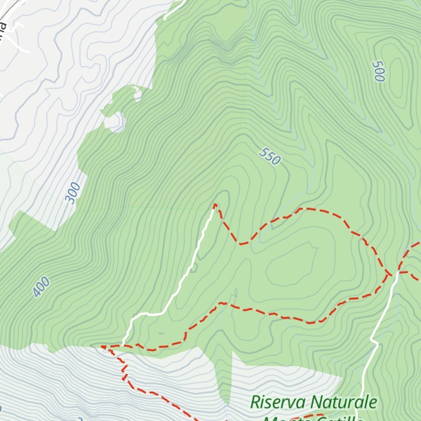 Map of Colle Lecinone