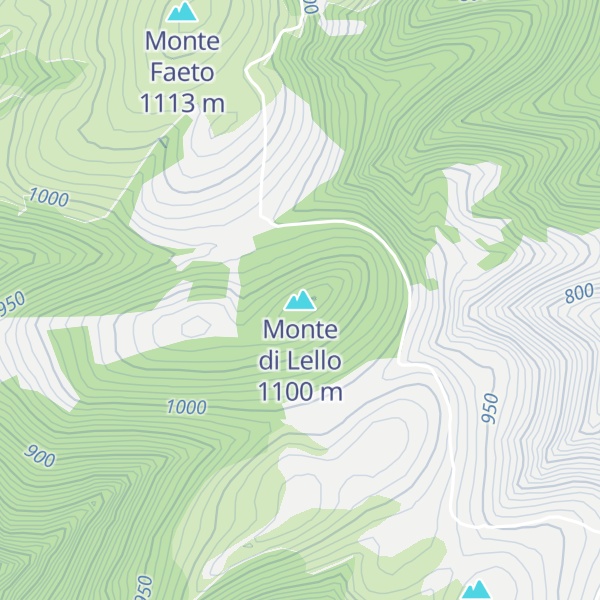 Map of Monte di Lello
