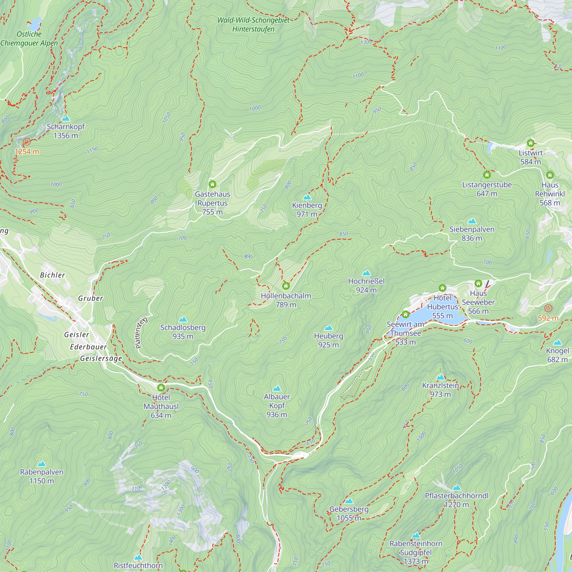 Höllenbachalm map