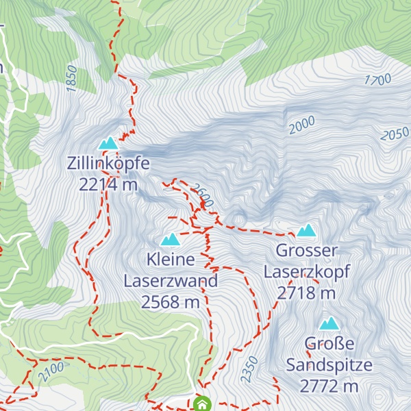 Map of Schöttnerspitze