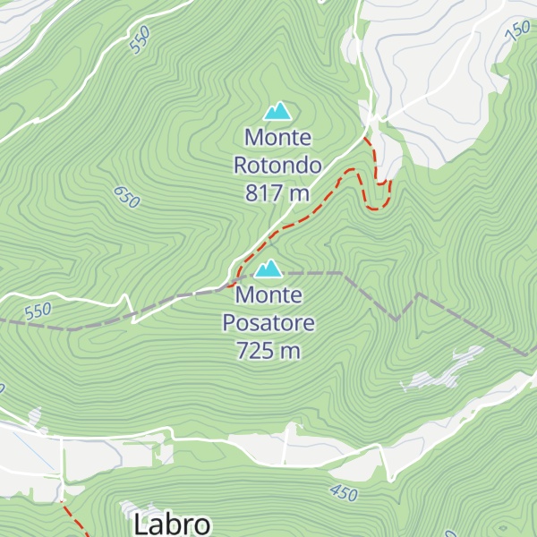 Map of Monte Posatore