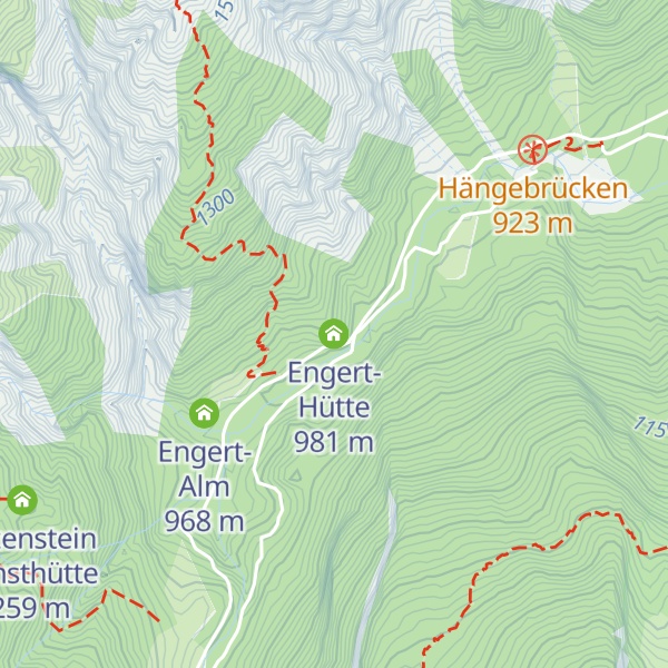 Map of Engert-Hütte