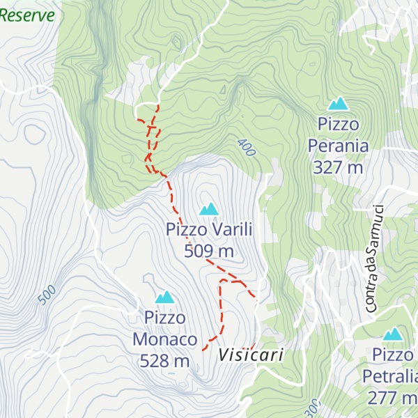 Map of Pizzo Varili