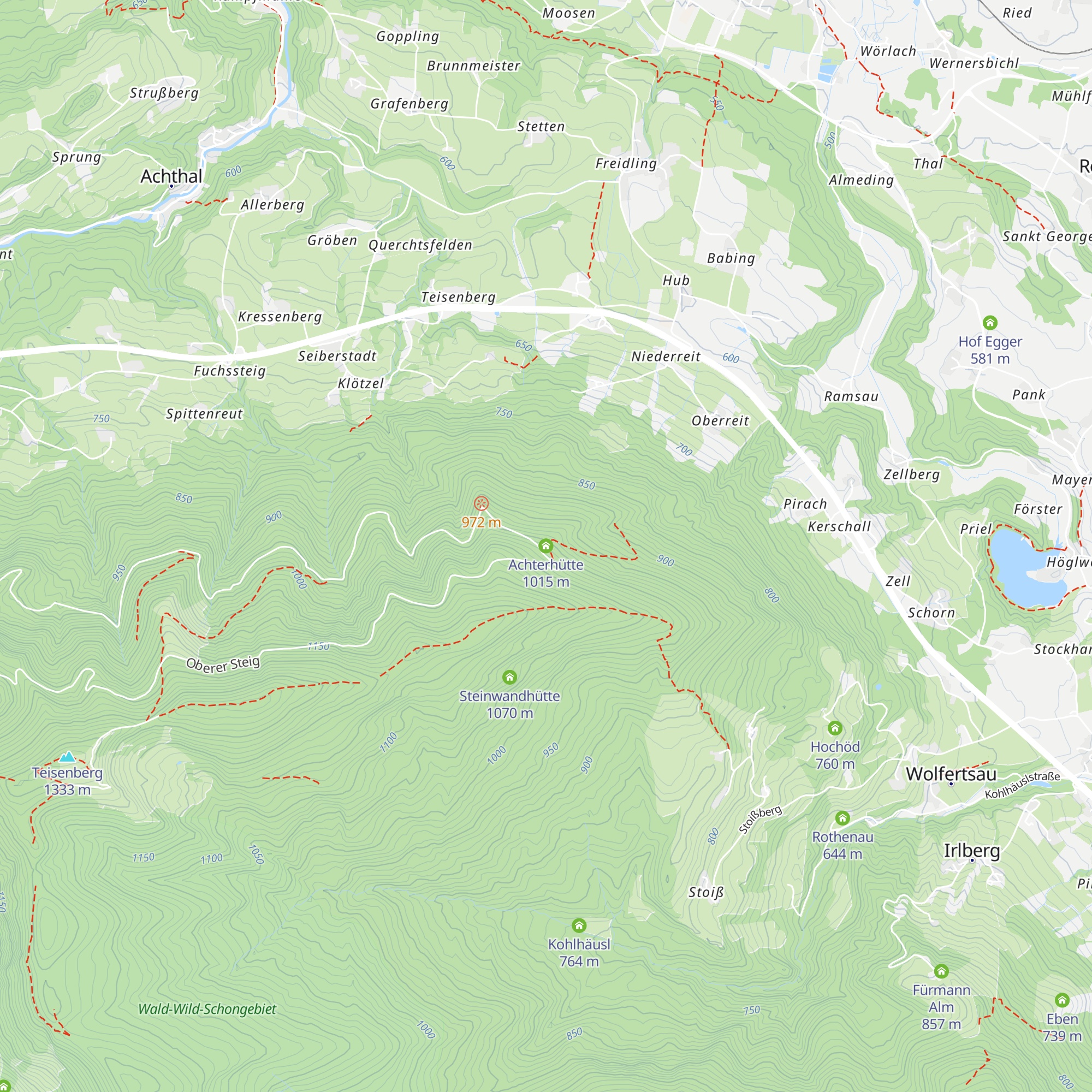 Achterhütte map