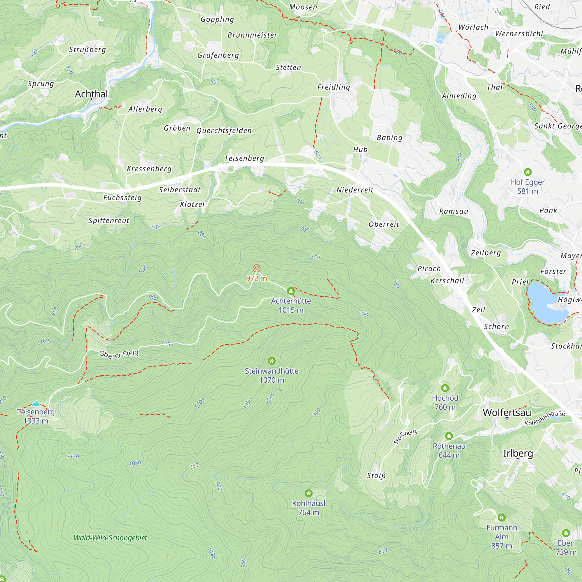 Achterhütte map