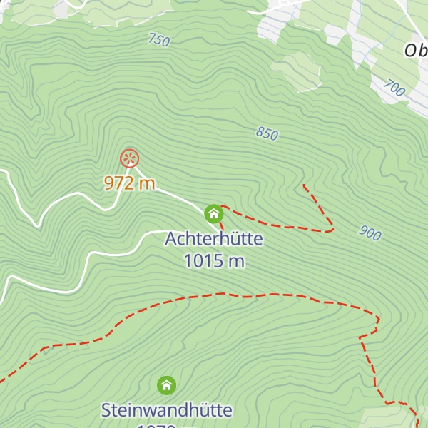 Map of Achterhütte