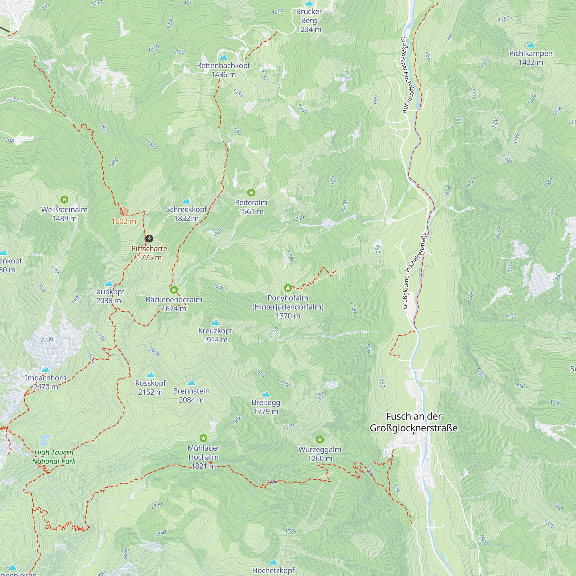 Ponyhofalm (Hinterjudendorfalm) map