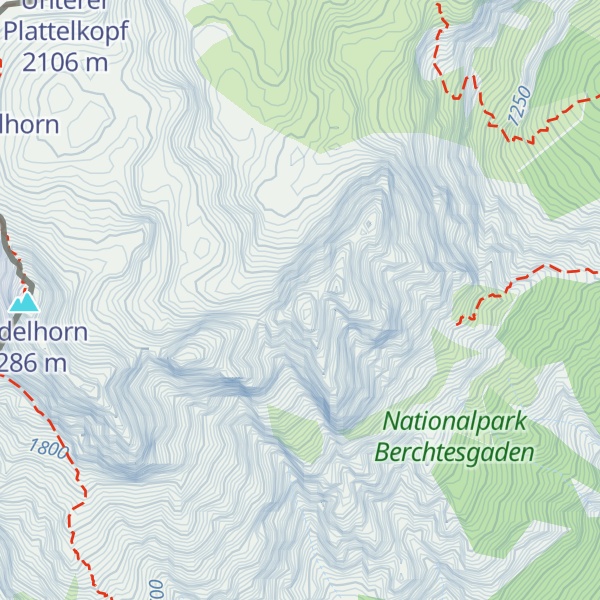 Map of Großes Grundübelhorn