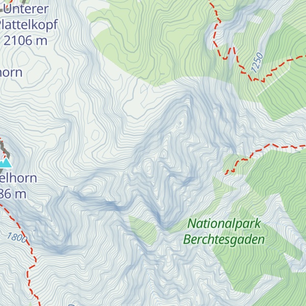 Map of Kleines Grundübelhorn