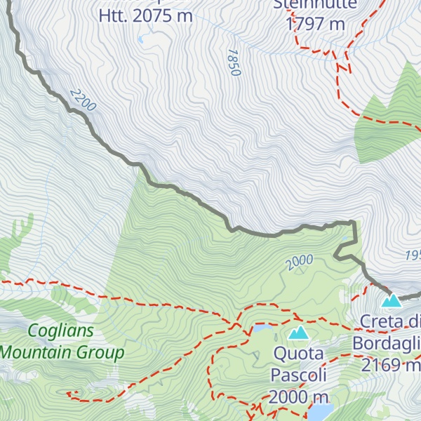 Map of Monte Chiastronat