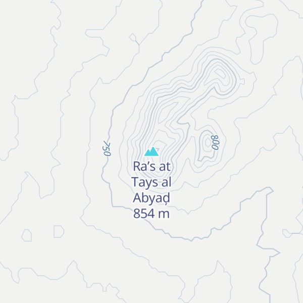 Map of Ra’s at Tays al Abyaḑ
