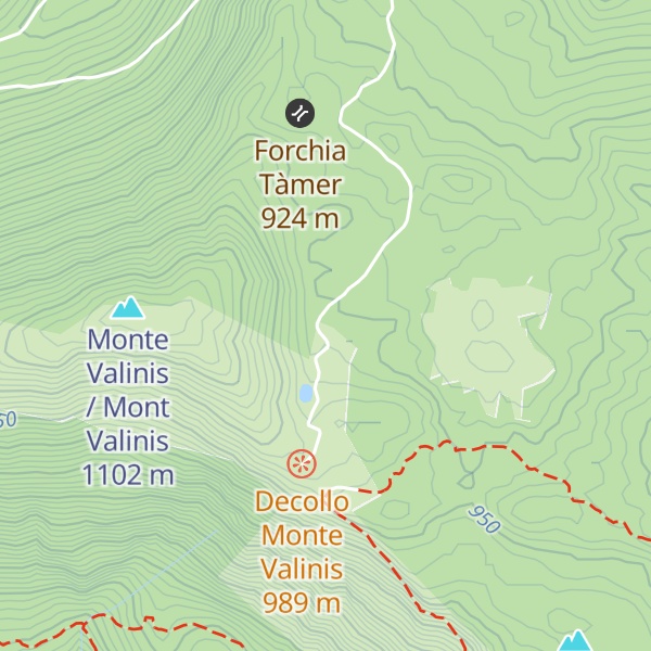 Map of Rifugio Valinis