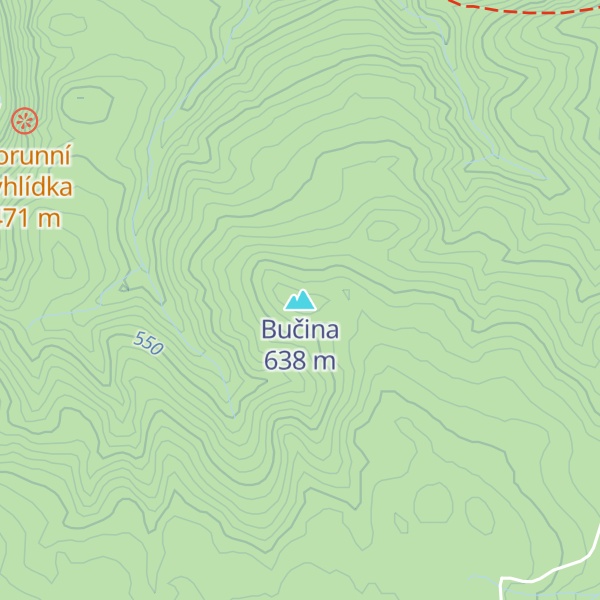 Map of Bučina