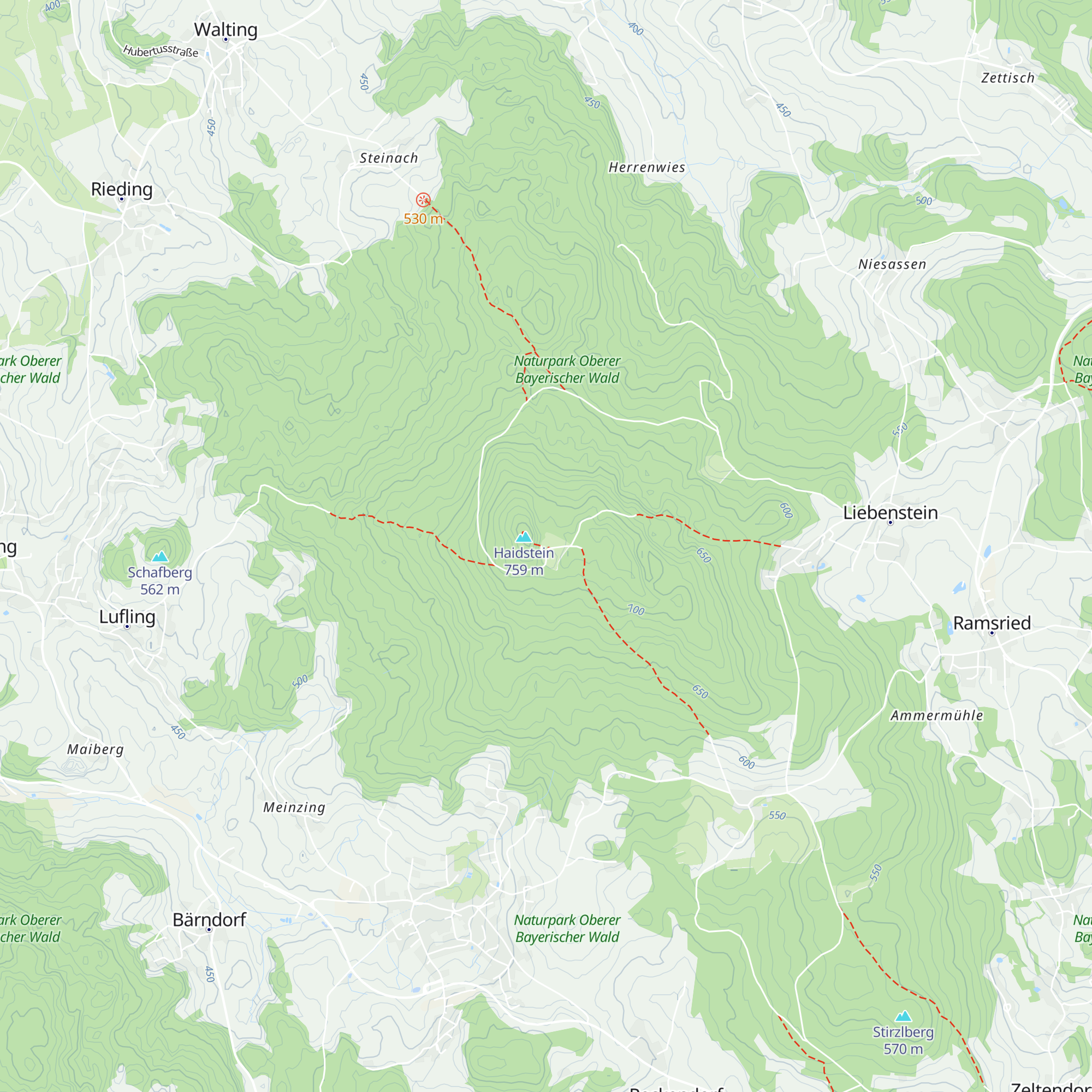 Haidsteiner Hütte map