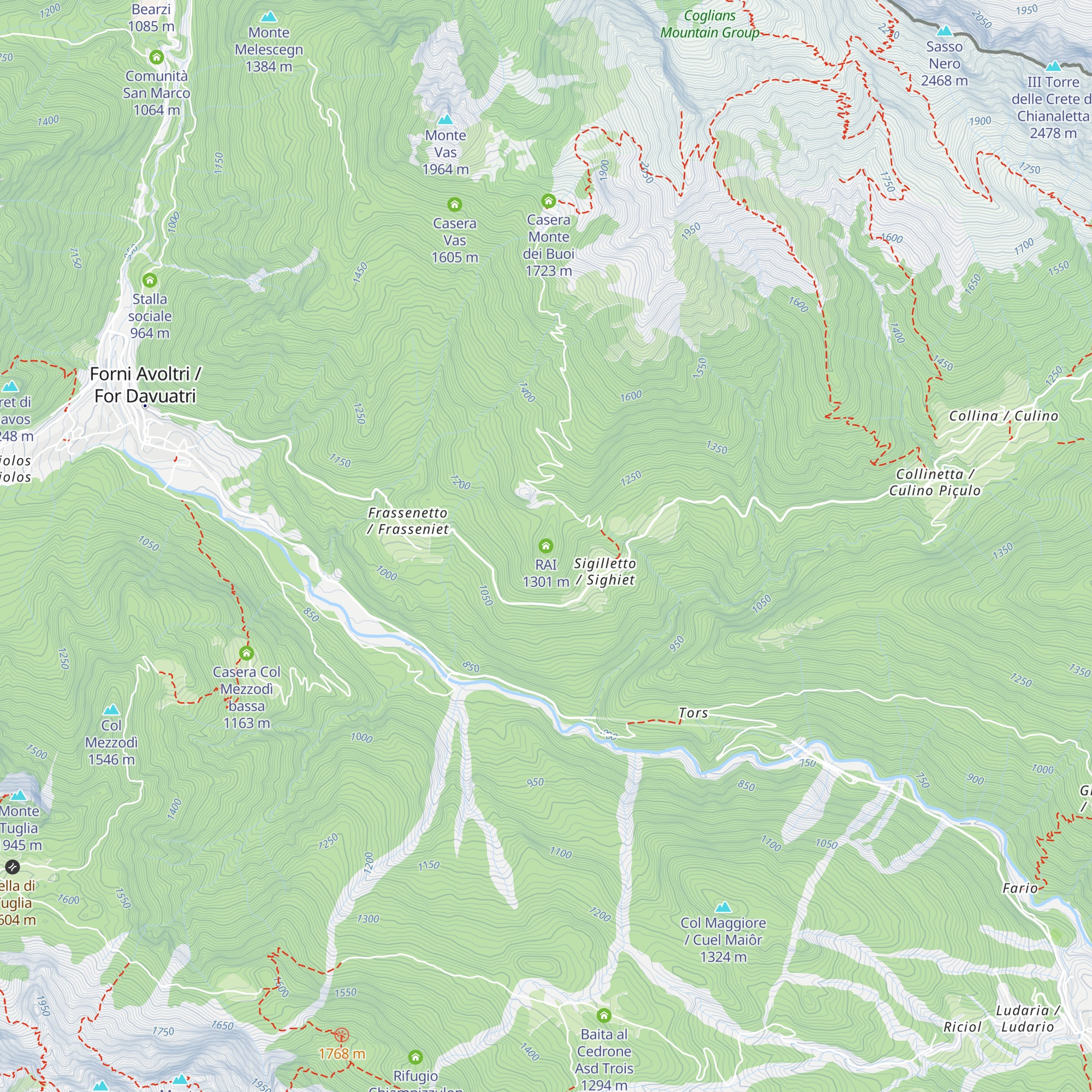 RAI map