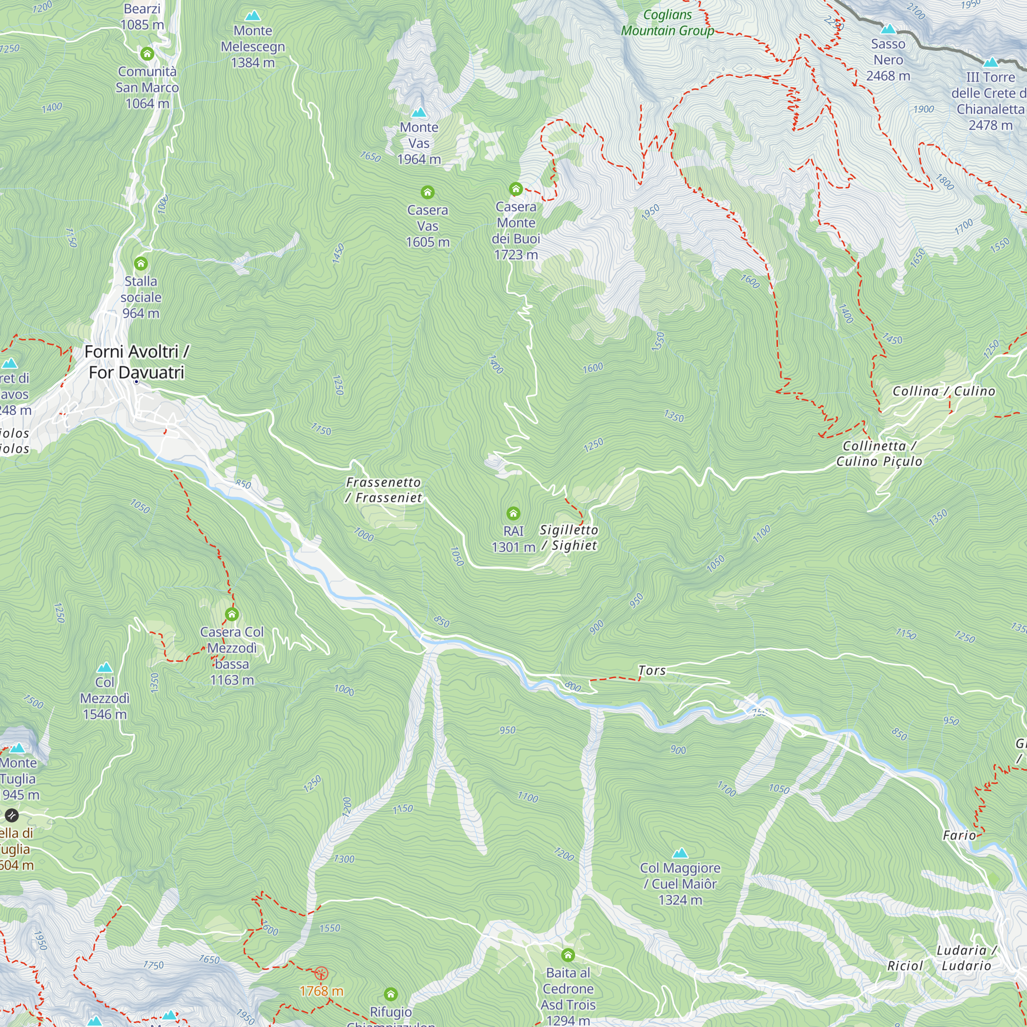 RAI map