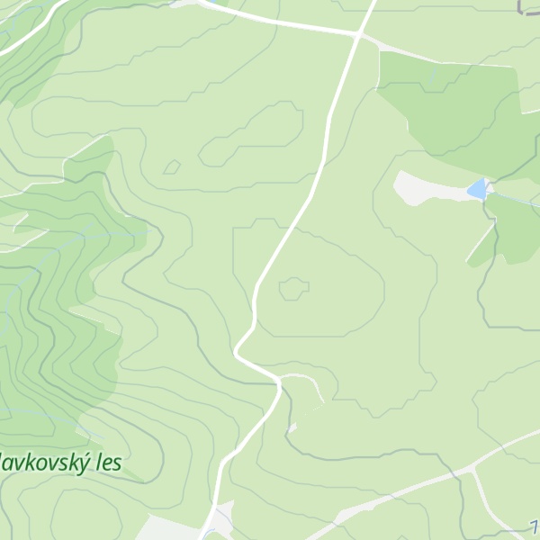 Map of Boněnovský vrch [Chodová Planá - Boněnov]