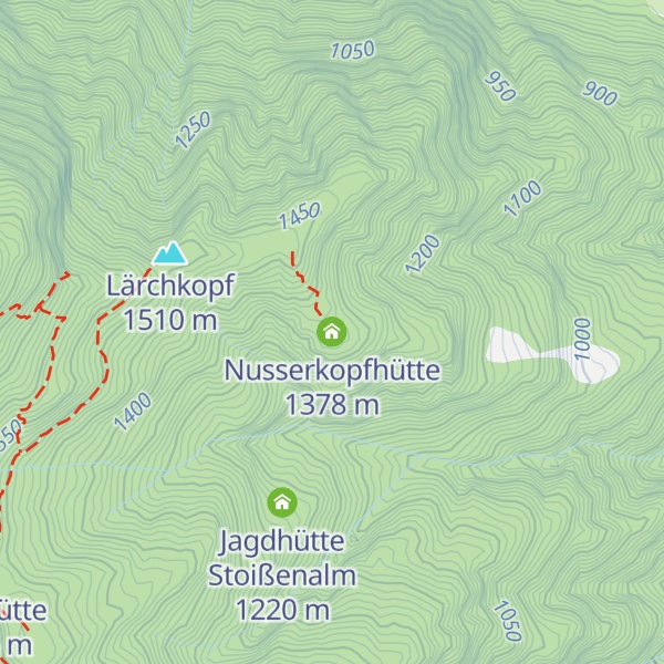 Map of Nusserkopfhütte