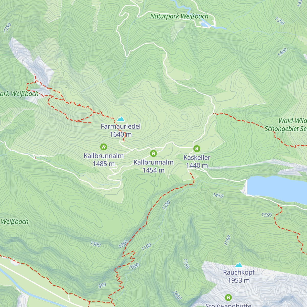 Kallbrunnalm map