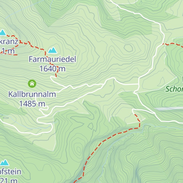 Map of Kallbrunnalm