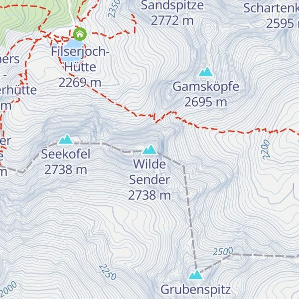 Map of Wilde Sender