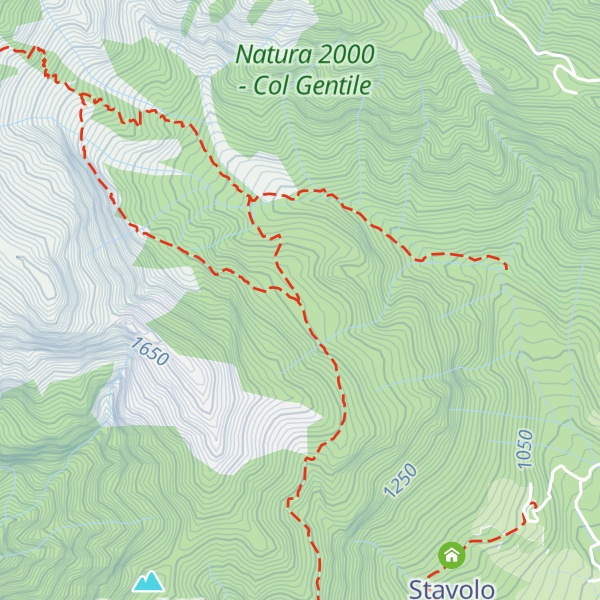 Map of Ricovero Casera Chiarzò