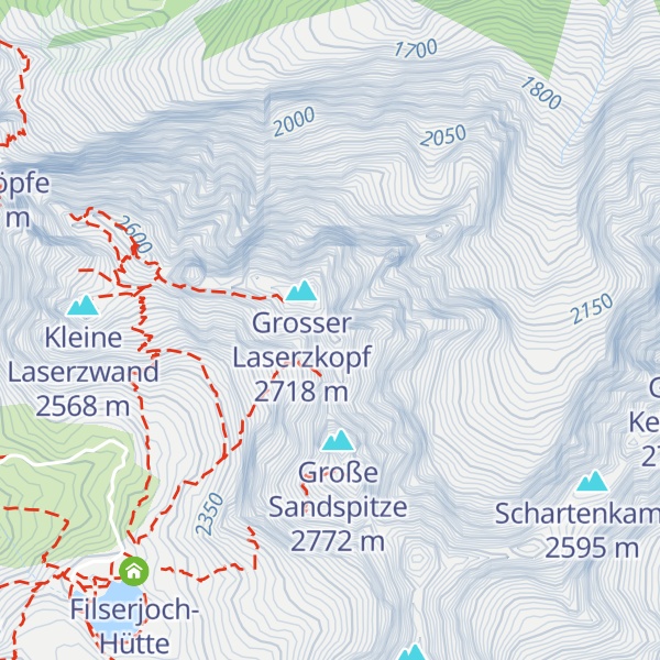Map of Grosse Galizenspitze