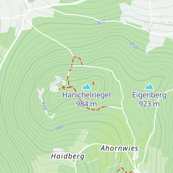 Map of Hanichelriegel