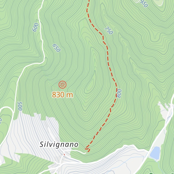 Map of Monte Castellone