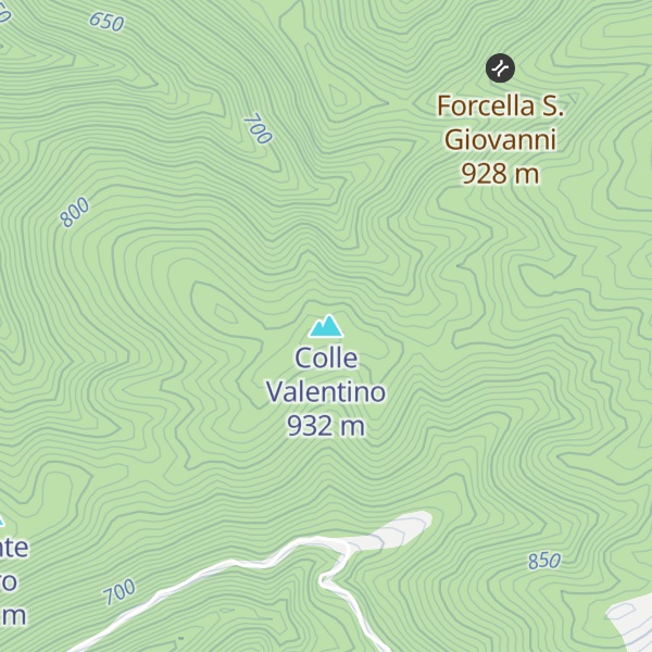 Map of Colle Valentino