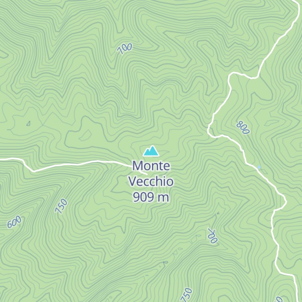 Map of Monte Vecchio