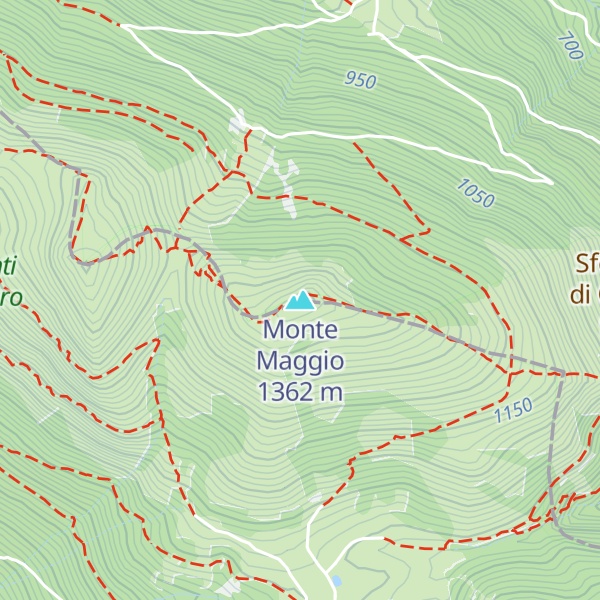 Map of Monte Maggio