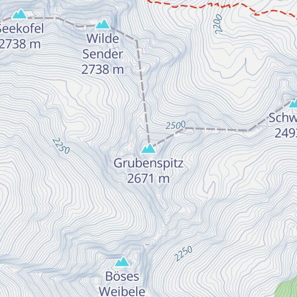 Map of Grubenspitz