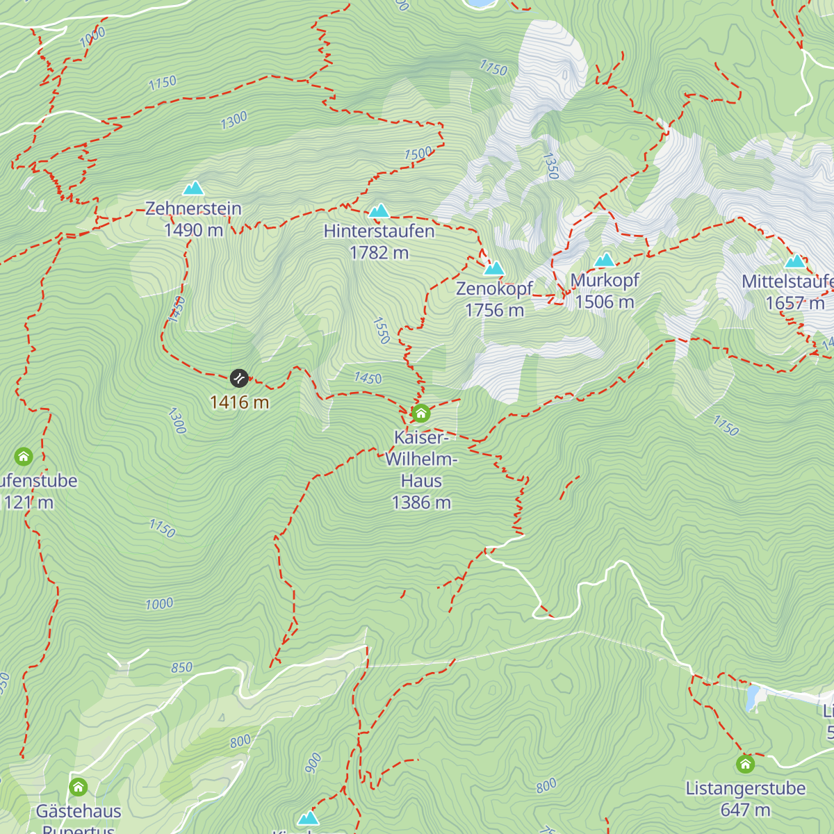 Zwieselalm map