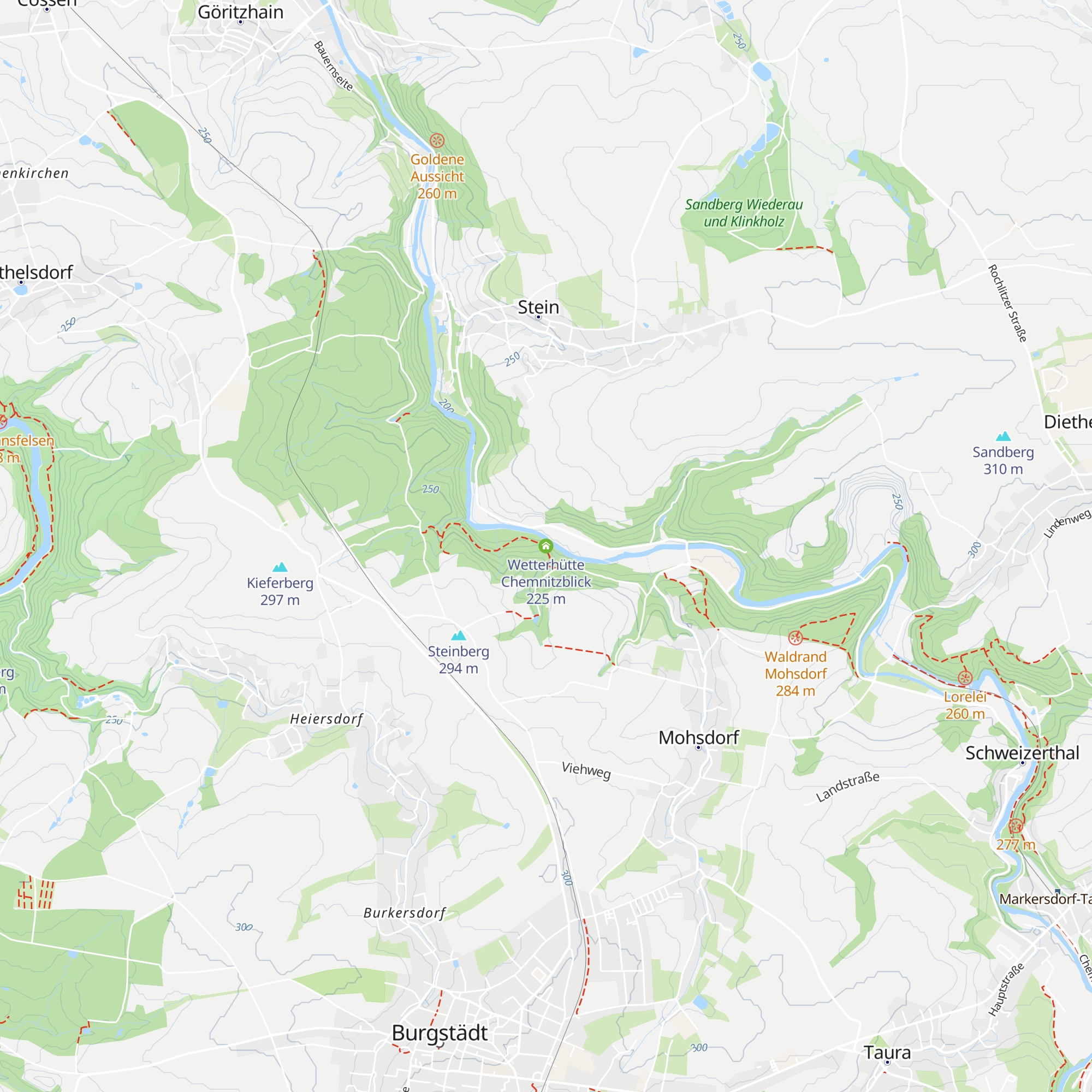 Wetterhütte Chemnitzblick map