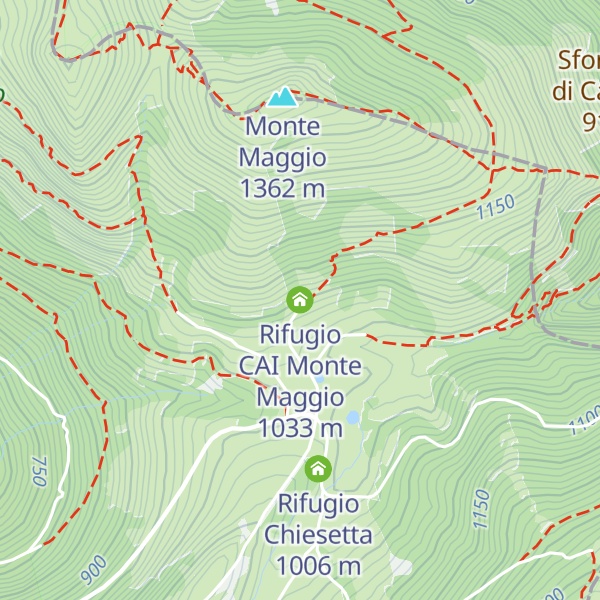 Map of Rifugio CAI Monte Maggio