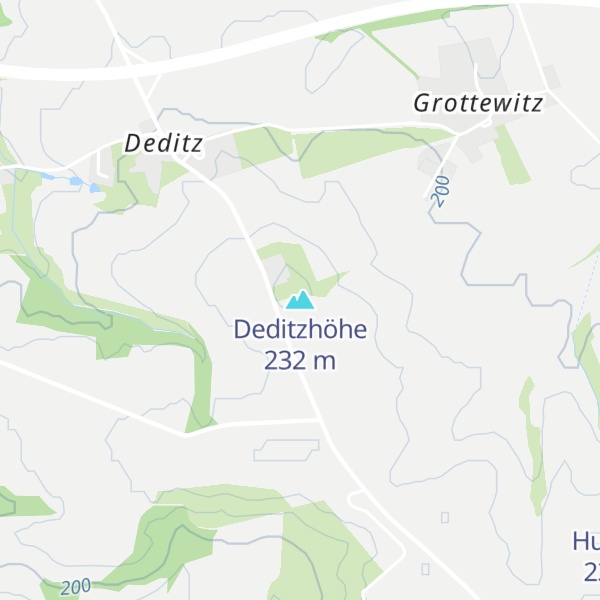 Map of Deditzhöhe