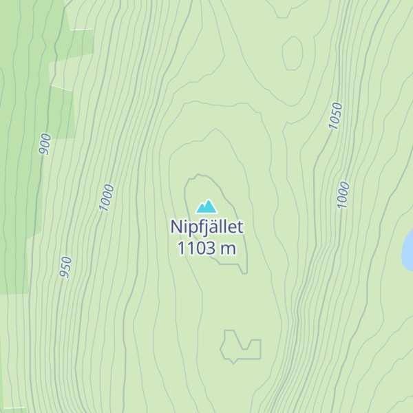 Map of Nipfjället