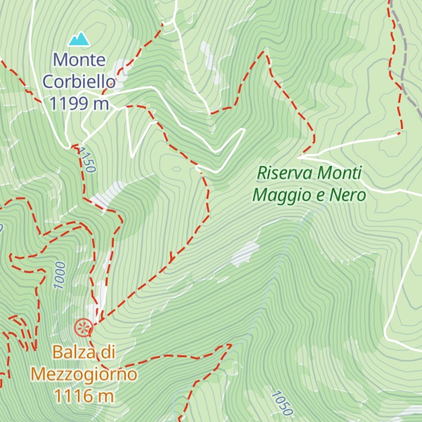 Map of Bivacco di Serrasanta