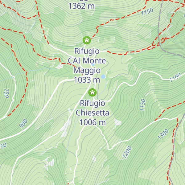 Map of Rifugio Chiesetta