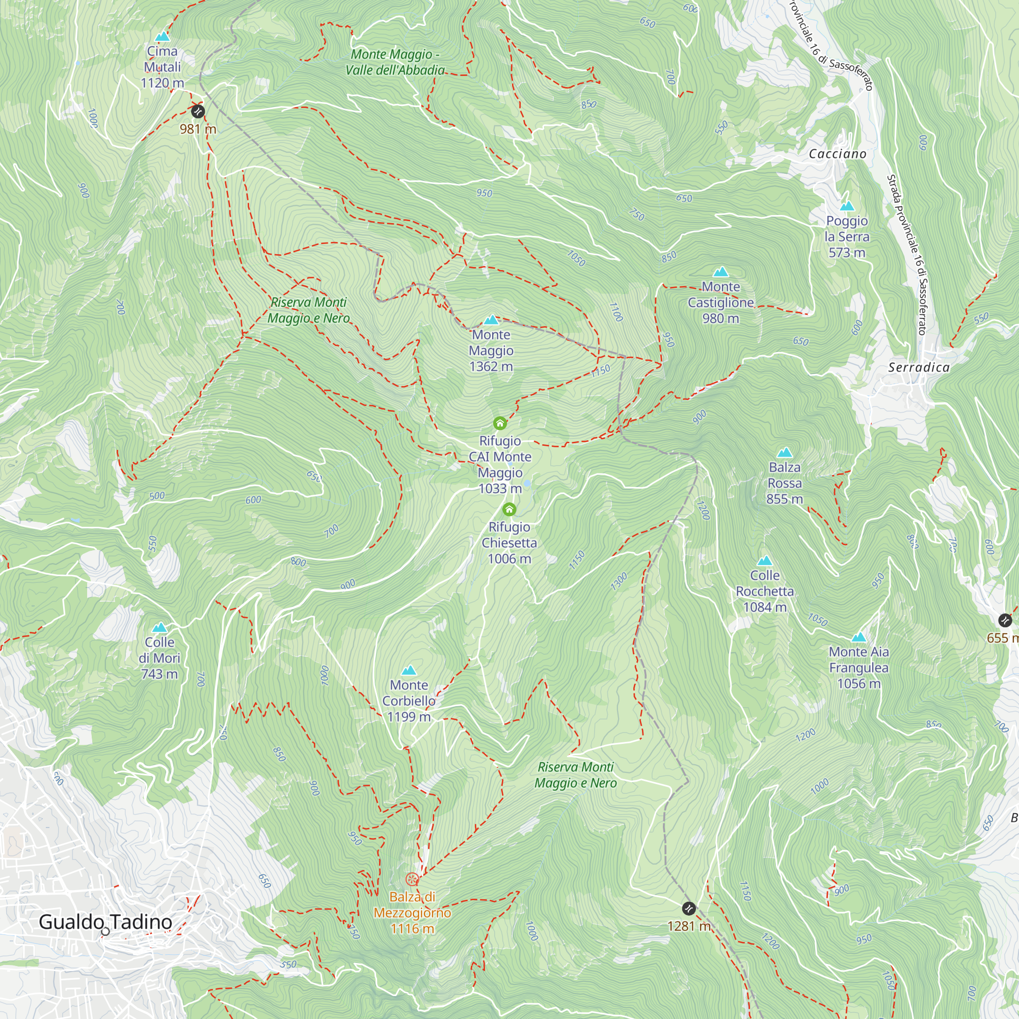 Rifugio Chiesetta map
