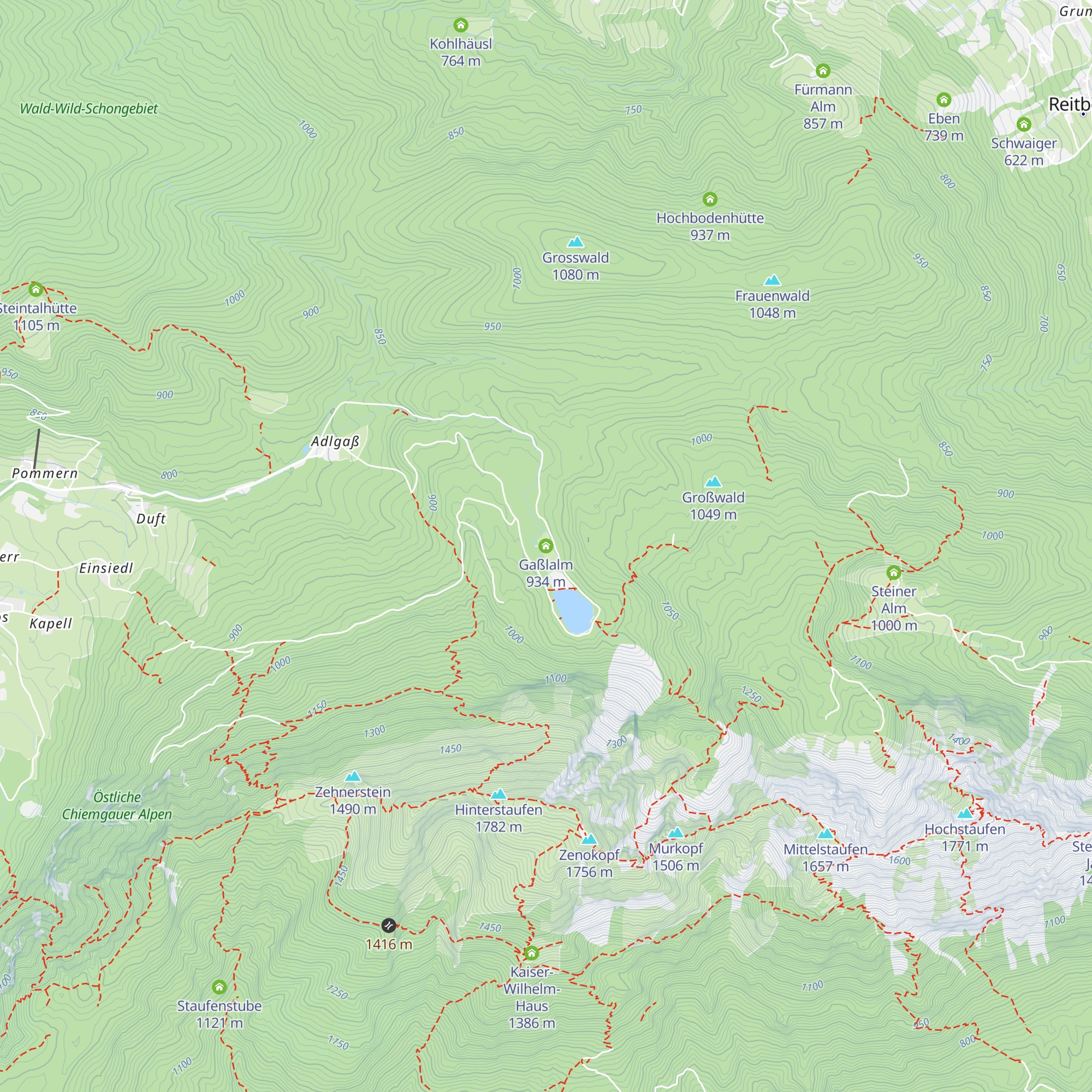 Gaßlalm map