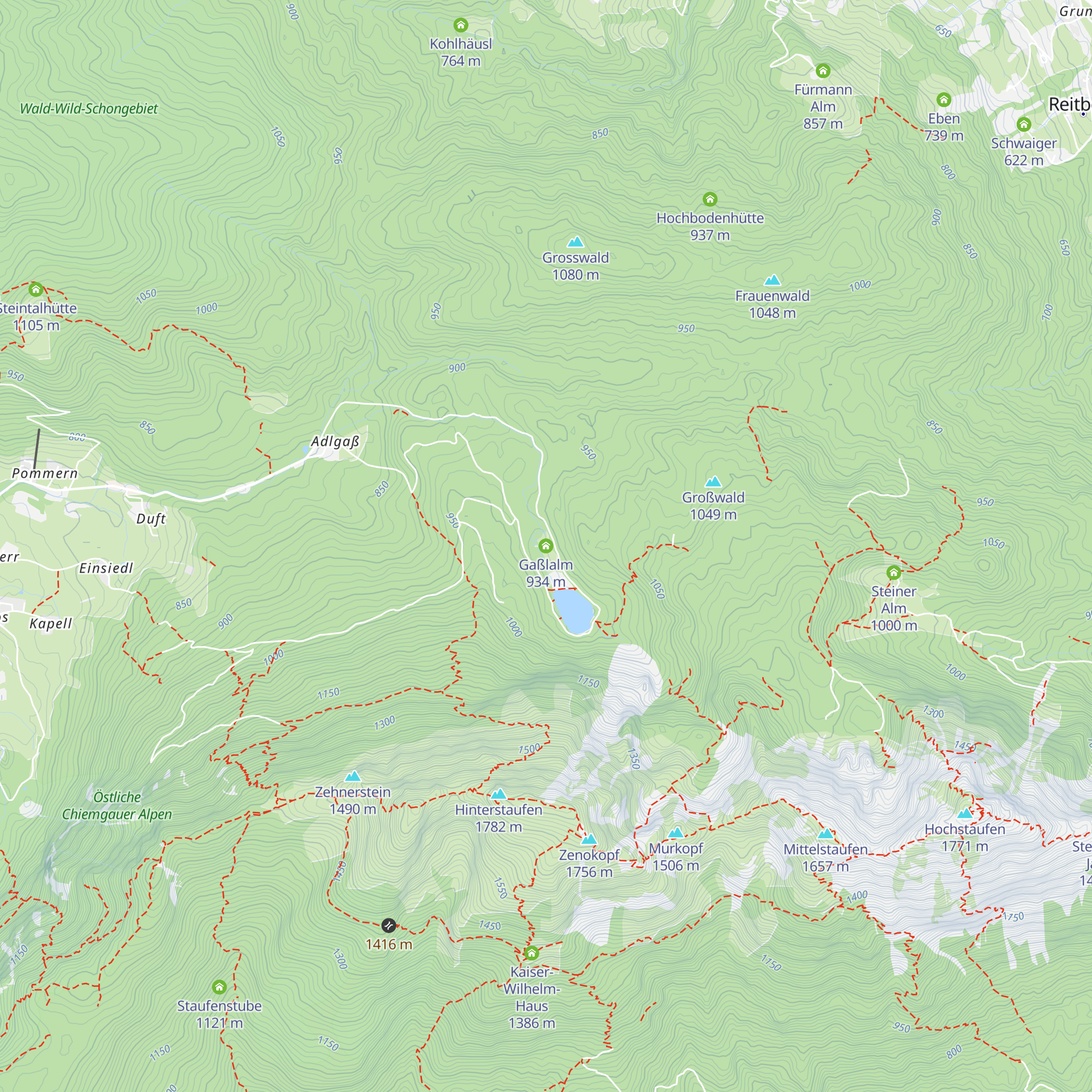 Gaßlalm map